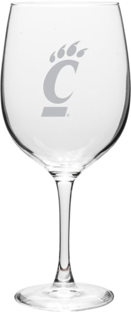 University of Cincinnati 19 oz. Wine Glass