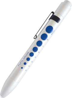SOFT LED PUPIL GAUGE PENLIGHT IN POLY BAG-WHITE-BATTERY REPLACEABLE