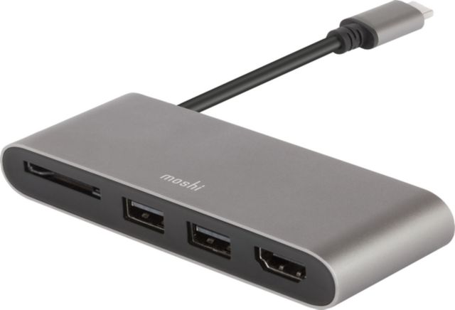 Moshi Multimedia Adapter - Titanium Gray - ONLINE ONLY