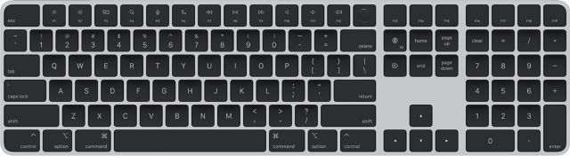 Magic Keyboard with Touch ID and Numeric Keypad for Mac models with Apple silicon - Black Keys - US English - ONLINE ONLY