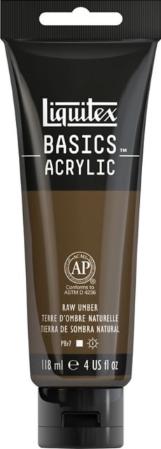 Basics 4oz Raw Umber