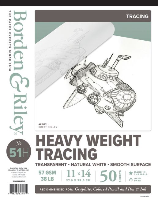 MONROE PARCHMENT TRACING PAD 11X14 50 SHEETS